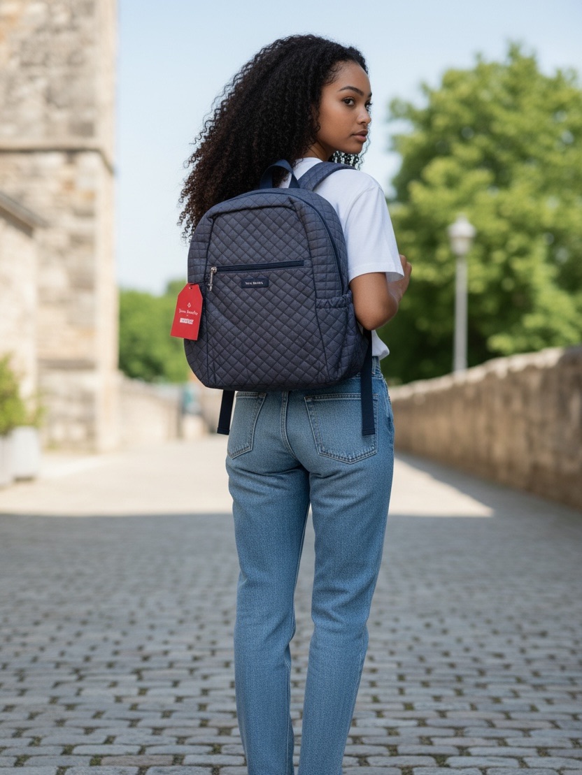 Vera Bradley Backpack, Moonlight Navy